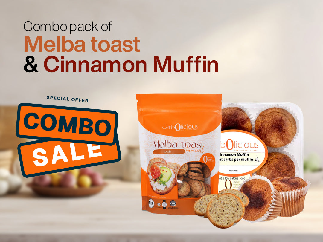 Combo pack of Melba toast & Cinnamon Muffin