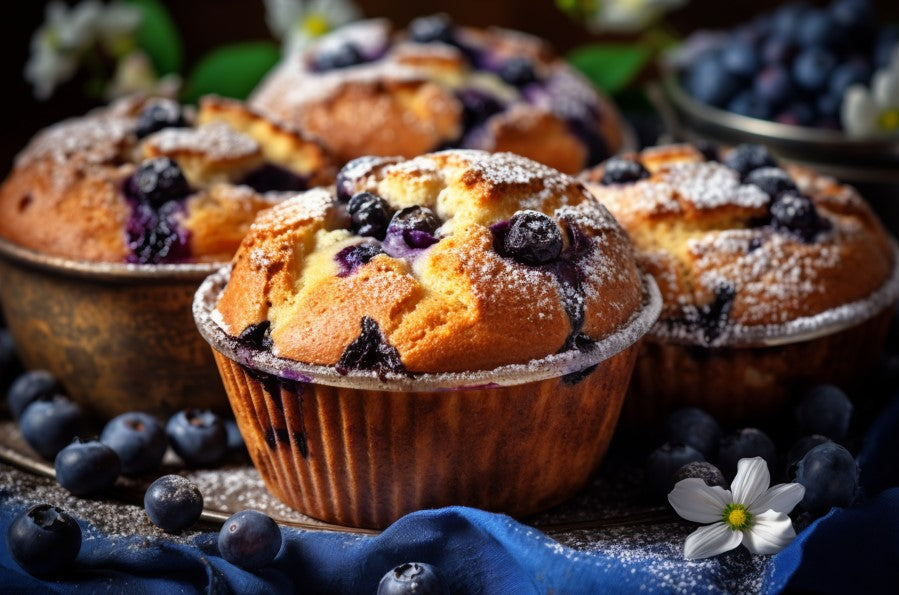 What Are Some Creative Ways To Serve Blueberry Chocolate Chip Muffins As A Dessert Or Snack?