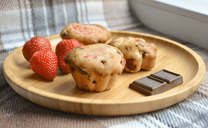 The Secret to Moist and Fluffy Strawberry Chocolate Chip Muffins