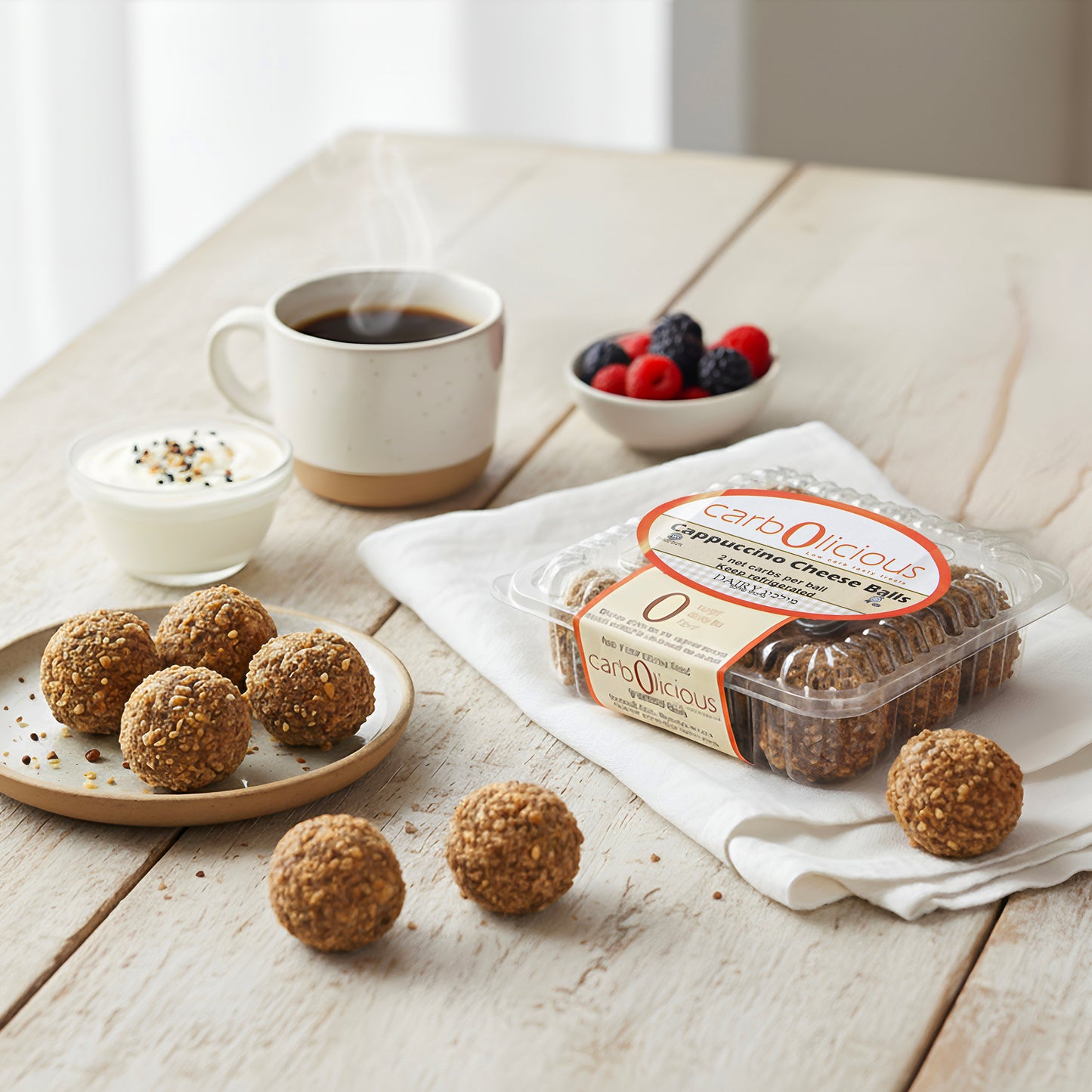 Carbolicious Cheese Balls Low-Carb Sugar Free – Keto, Atkins Diet friendly