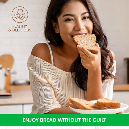 Carbolicious Bread Low-Carb, Sugar-free, Keto, Atkins Friendly 16 oz -2g Carbs- Per Slice One Loaf (16 oz)