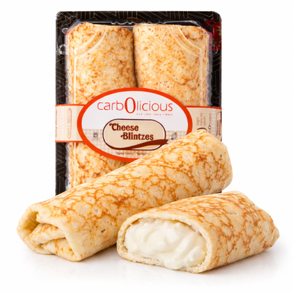 Carbolicious Low-Carb Cheese Blintzes Crepes, KETO ATKINS Friendly Sugar-Free