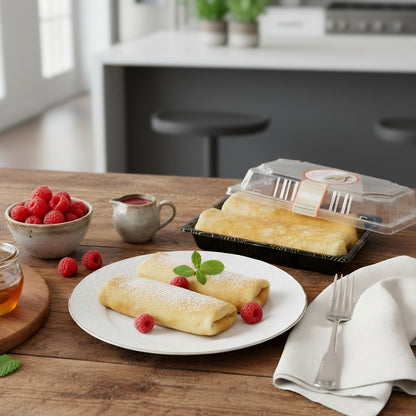 Carbolicious Low-Carb Cheese Blintzes, KETO ATKINS Friendly Sugar-Free