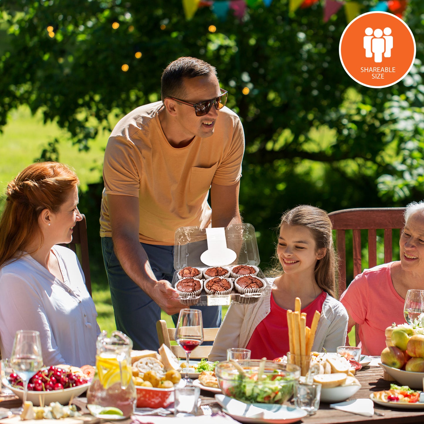 Carbolicious Chocolate Muffin Low-Carb Sugar-Free - 6 Pack - Only 3g Net Carbs per Muffin!