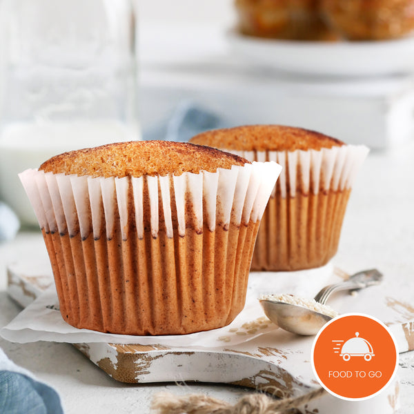Low Carb Cinnamon Muffin - 6 Pack - Only 3 grams Net Carbs per Muffin!<br/><font color="ED2939">Please freeze product until ready to use</font>