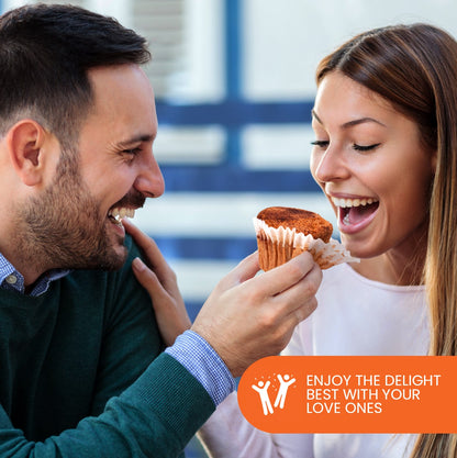 Carbolicious Cinnamon Muffin Low-Carb Sugar-Free - 6 Pack - Only 3g Carbs per Muffin