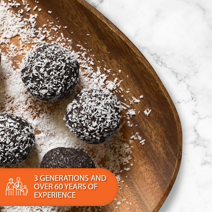 Carbolicious Rum Balls Low-Carb Sugar free - 12 Pack - 1g Carb Per Ball